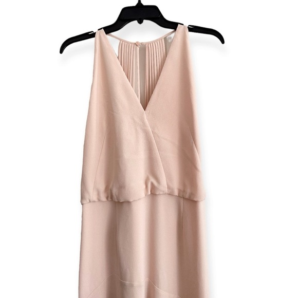 Reiss Pink Talin Strappy Back Midi Dress Size UK14/US10 NWT Flaw (Read) - Picture 10 of 14